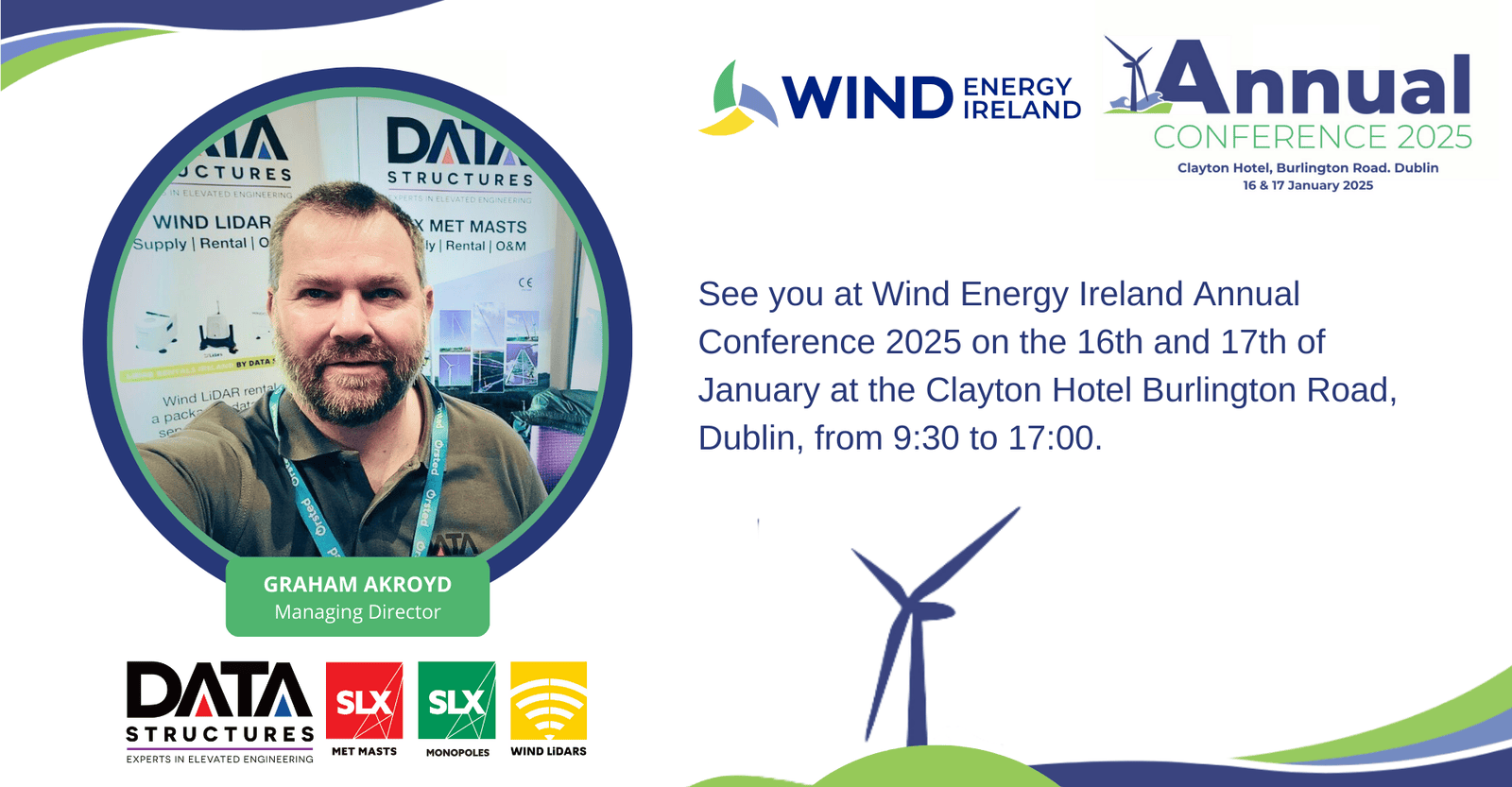 Data Structures at Wind Energy Ireland Conference 2025
